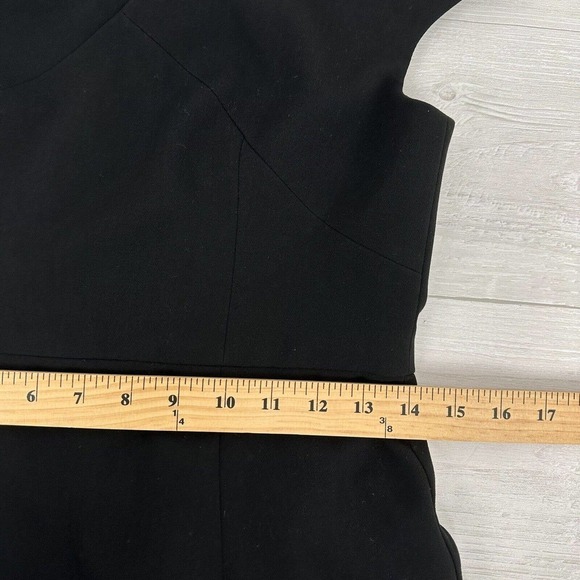 Black Halo Claire Off the Shoulder Sheath Dress Women Size 8 Knee Length Lined - Picture 13 of 16